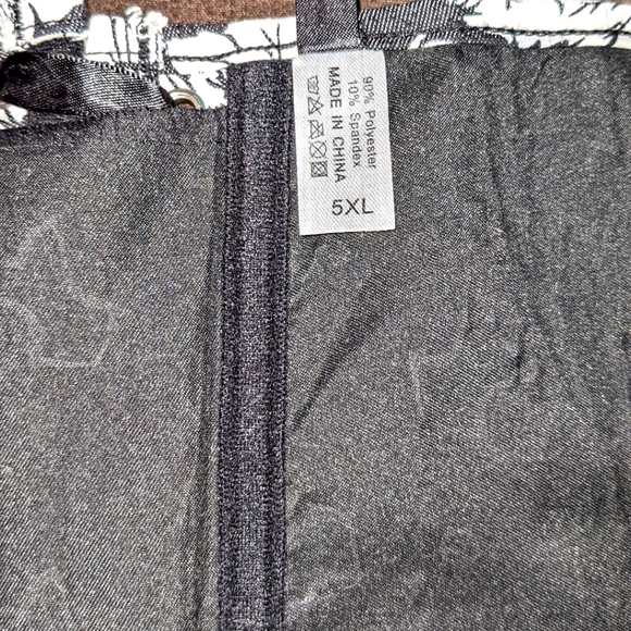 NWOT AdoreMe 5X Bernice Black and White Floral Corset - Picture 7 of 10